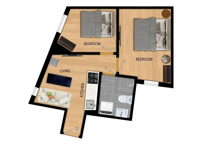 Apartamento King Bed - Behind Bryggen - Renovated Des 23 Bergen